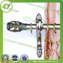 Z-055 butterfly curtain rod double pole curtain rods flower curtain rod